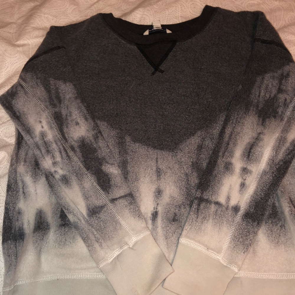 American Eagle Tie Dyed Inside Out Crew Neck
